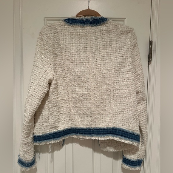 L’AGENCE Agnes Tweed Denim Jacket - Picture 7 of 7